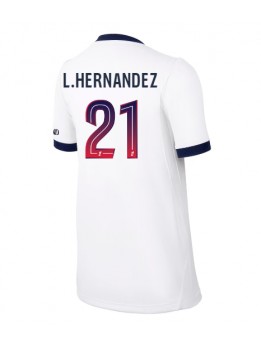 Ženski Nogometna dresi replika Paris Saint-Germain Lucas Hernandez #21 Gostujoči 2026-27 Kratek rokav Ženski Nogometna dresi replika Paris Saint-Germain Lucas Hernandez #21 Gostujoči 2026-27 Kratek rokav